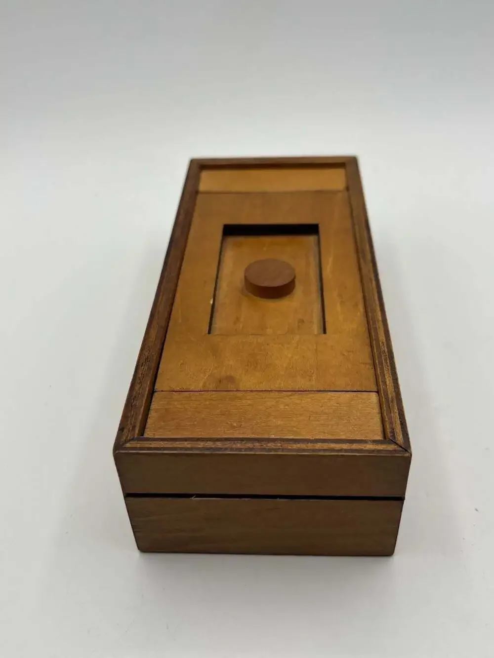 Wooden Puzzle Gift Box with Hidden Compartments, Secret Drawer, some small items